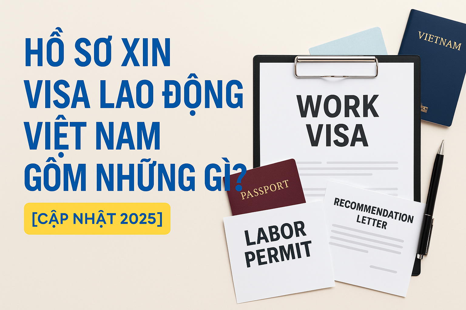 Hồ sơ xin visa lao động Việt Nam gồm những gì