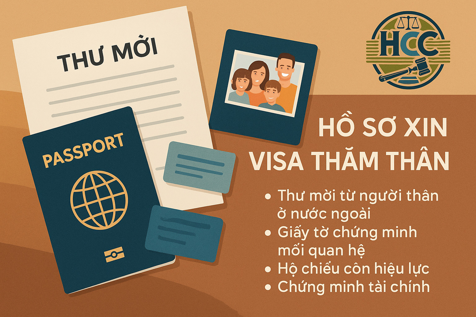 Hồ sơ xin visa thăm thân