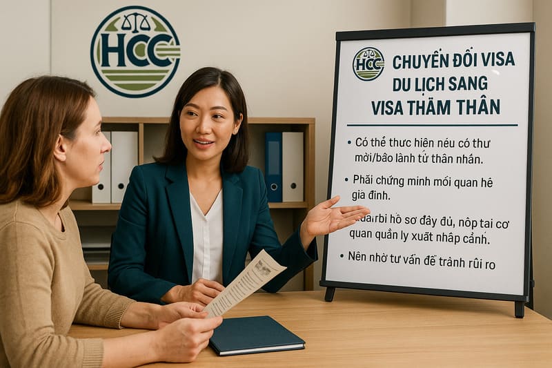 Có thể chuyển đổi visa du lịch sang visa thăm thân tại Việt Nam không? Quy định mới 2025 1 Chuyển đổi visa du lịch sang visa thăm thân