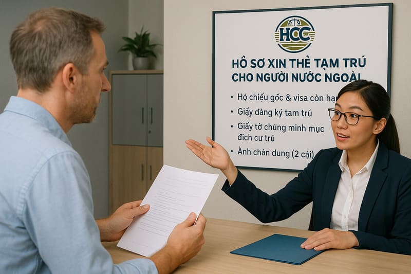 Dịch vụ làm thẻ tạm trú cho người nước ngoài tại Việt Nam |2025| 7 Hồ sơ xin thẻ tạm trú cho người nước ngoài
