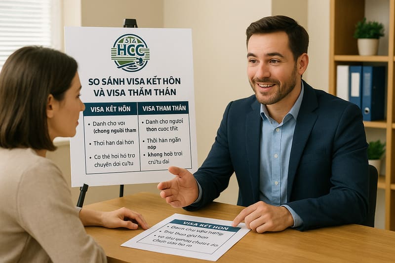 Visa kết hôn và visa thăm thân có gì khác nhau? |2025| 3 So sánh visa kết hôn và visa thăm thân