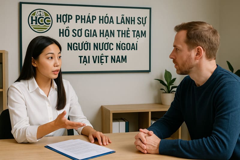 Yêu cầu dịch thuật & hợp pháp hóa lãnh sự hồ sơ gia hạn thẻ tạm trú |3 ngày| 2 Hợp pháp hóa lãnh sự hồ sơ gia hạn thẻ tạm trú cho người nước ngoài tại Việt Nam