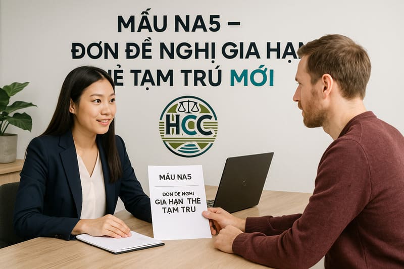 Mẫu NA5 – Đơn đề nghị gia hạn thẻ tạm trú MỚI