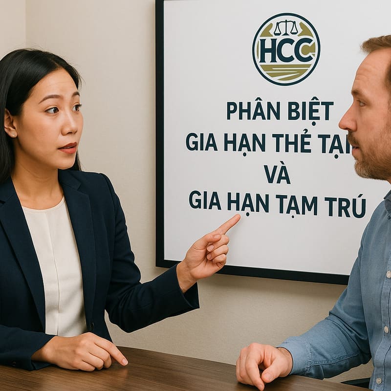 Phân biệt Gia hạn thẻ tạm trú và Gia hạn tạm trú