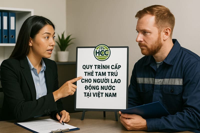 Cấp thẻ tạm trú cho người lao động nước ngoài tại Việt Nam |2025| 4 Quy trình cấp thẻ tạm trú cho người lao động nước ngoài tại Việt Nam