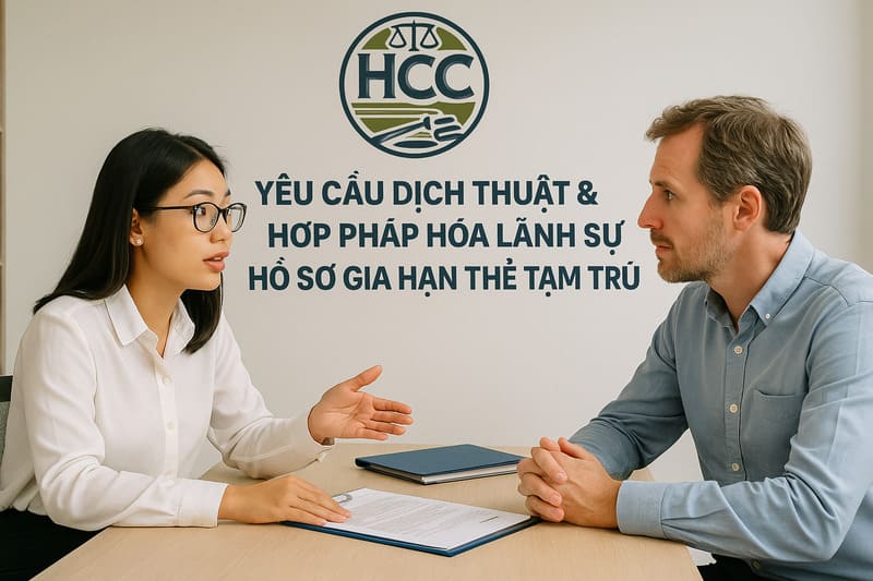 Yêu cầu dịch thuật & hợp pháp hóa lãnh sự hồ sơ gia hạn thẻ tạm trú |3 ngày| 1 Yêu cầu dịch thuật & hợp pháp hóa lãnh sự hồ sơ gia hạn thẻ tạm trú