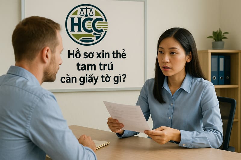 Hướng dẫn làm thẻ tạm trú cho người nước ngoài tại Việt Nam |2025| từ A-Z 4 Hồ sơ xin thẻ tạm trú cần giấy tờ gì?