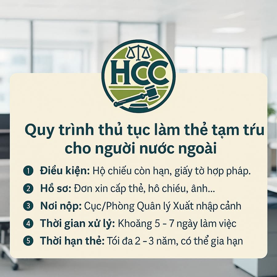 Thẻ tạm trú là gì? Khác gì visa, thời hạn, quyền lợi & thủ tục |2025| 6 Quy trình thủ tục làm thẻ tạm trú cho người nước ngoài